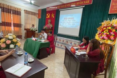 ĐẠI HỘI CÁN BỘ, CÔNG CHỨC, VIÊN CHỨC TRƯỜNG TIỂU HỌC TIÊU ĐỘNG NĂM HỌC 2025–2026